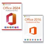 Microsoft Office 2024 Professional Plus + Microsoft Office 2016 Professional Plus Licenza per 3 PC