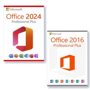 Microsoft Office 2024 Professional Plus + Microsoft Office 2016 Professional Plus Licenza per 3 PC