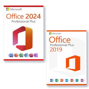 Microsoft Office 2024 Professional Plus + Microsoft Office 2019 Professional Plus Licenza per 3 PC