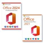 Microsoft Office 2024 Professional Plus + Microsoft Office 2021 Professional Plus Licenza per 3 PC