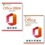 Microsoft Office 2024 Standard + Microsoft Office 2021 Professional Plus Licenza per 3 PC