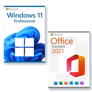 Microsoft Windows 11 Professional + Microsoft Office 2021 Standard Licenza per 3PC